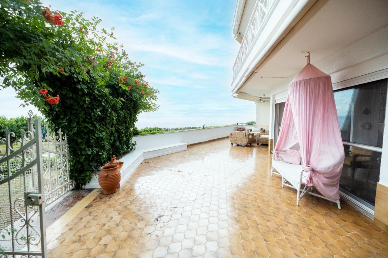 Delmare Dom Seafront Villa Kalyves Polygyrou Bagian luar foto