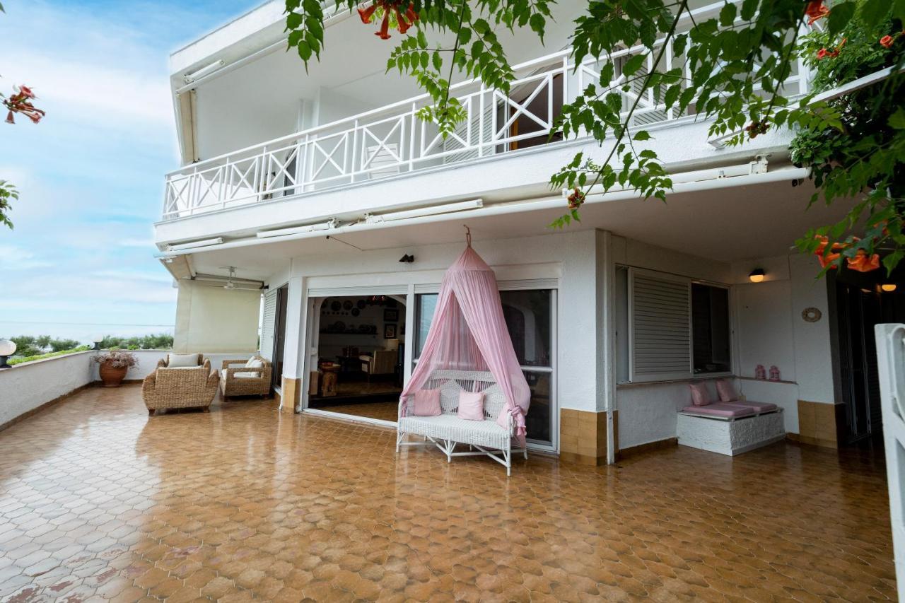 Delmare Dom Seafront Villa Kalyves Polygyrou Bagian luar foto